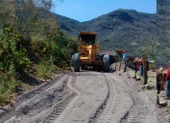 Gobierno Estatal continúa con la rehabilitación y pavimentación de tramos carreteros.