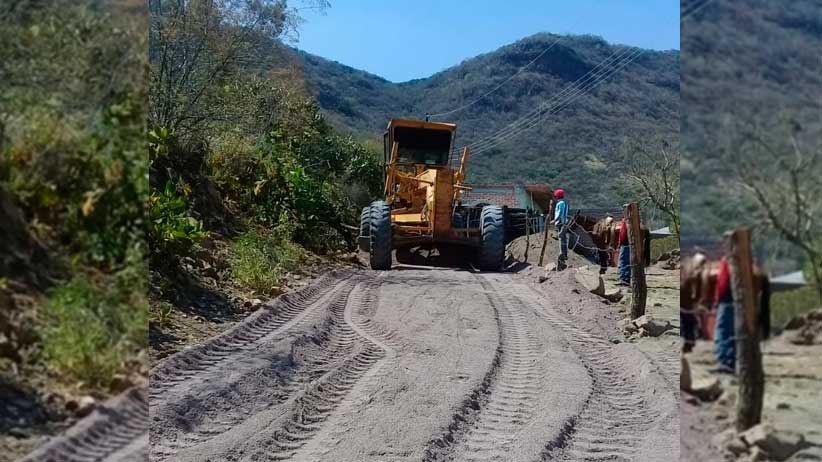 Gobierno Estatal continúa con la rehabilitación y pavimentación de tramos carreteros.