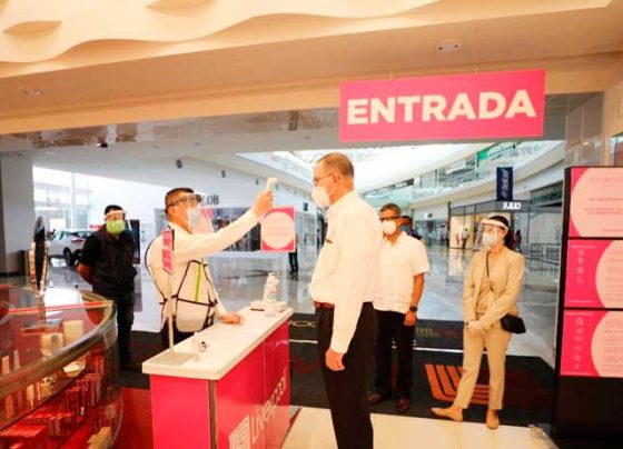 Ante reapertura de un sector de Plaza Galerías, SEZAC verifica cumplimiento de medidas sanitarias.
