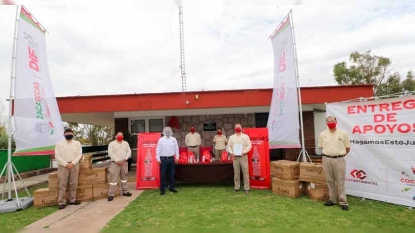 Recibe SEDIF paquetes de higiene donados por la empresa Arca Continental