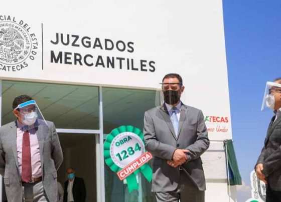 Cumple Tello a Fresnillo al entregar un nuevo juzgado del Poder Judicial