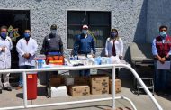 Entrega Julio César Chávez equipo médico