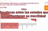 Zacatecas entre los estados que incrementaron su movilidad.