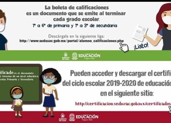Disponibles en línea 89 mil certificados y 55 mil boletas de calificaciones del ciclo escolar 2019-2020