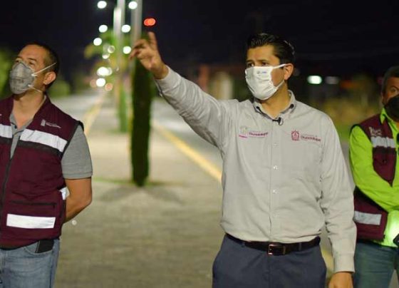 Estas son acciones que trascienden: Julio César Chávez, al encender circuito de alumbrado público en Tacoaleche