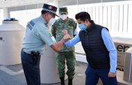 Entrega Julio César Chávez donativo a la Guardia Nacional ( Vídeo )