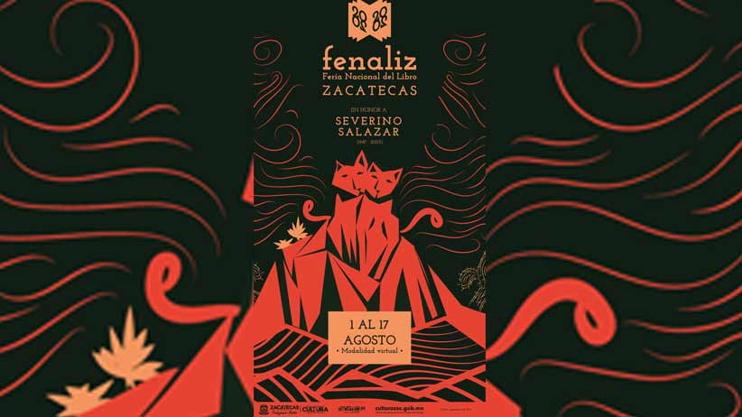 En formato virtual, edición 2020 de la Feria Nacional del Libro de Zacatecas.