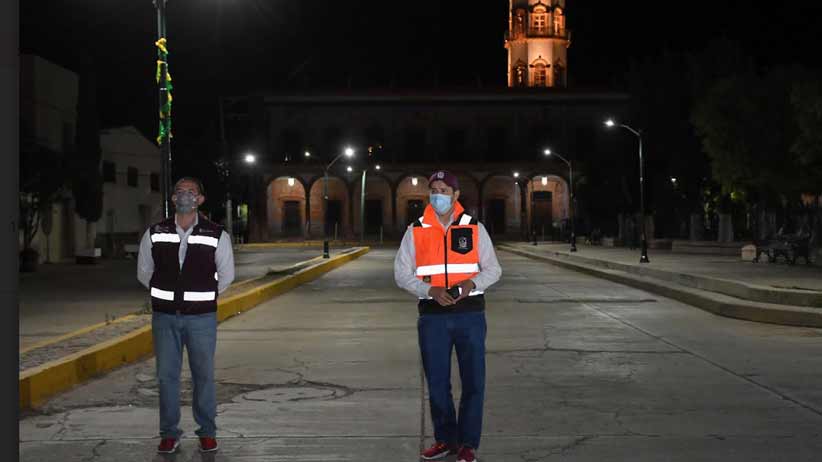 La nueva iluminación en Tacoaleche es reflejo de lo que será todo el municipio de Guadalupe: Julio César Chávez.