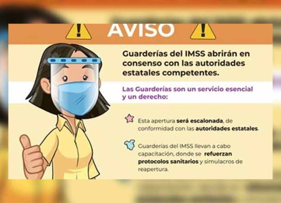 Guarderías del IMSS abrirán en consenso con las autoridades estatales competentes