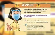 Guarderías del IMSS abrirán en consenso con las autoridades estatales competentes