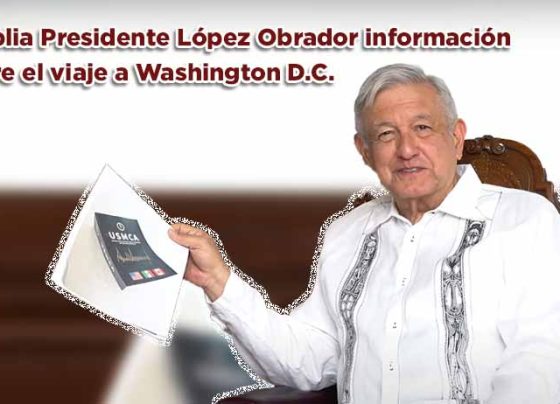 Amplia Presidente López Obrador información sobre el viaje a Washington D.C. (video)