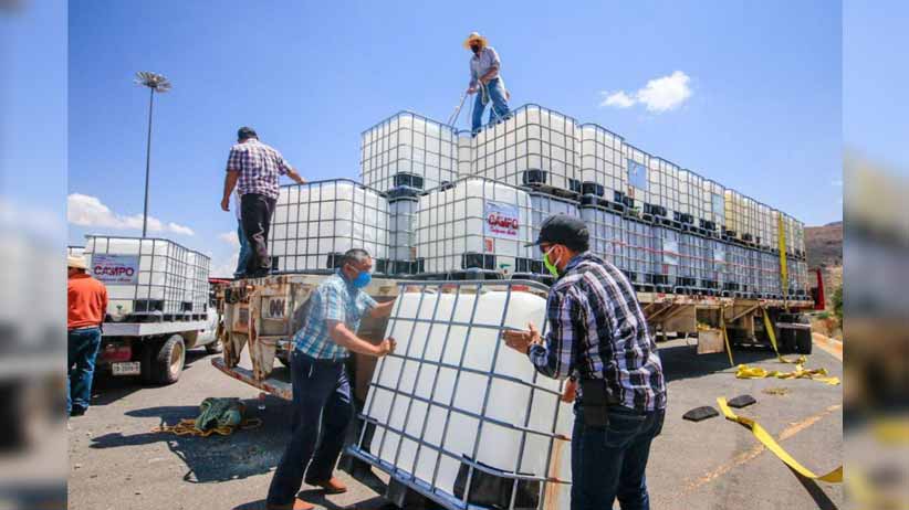 Otorga Gobierno Estatal tanques para el abrevadero de 88 mil cabezas de ganado