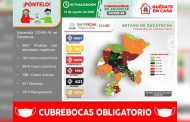 Tiene Zacatecas 80 nuevos contagios de COVID-19