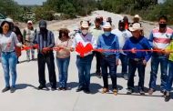 Inauguración de pavimento hidráulico La Trinidad Norte, Pinos(Video)