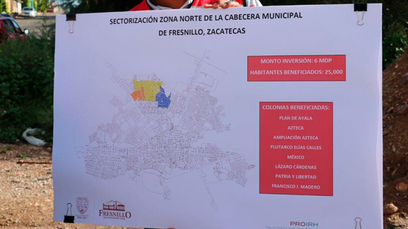 Inicia sectorización en la zona norte de Fresnillo