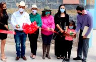 Inaugura Herminio Briones barda perimetral de la escuela Veinte de Noviembre.