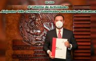 4º Informe de Actividades del C. Alejandro Tello Cristerna, Gobernador del Estado de Zacatecas