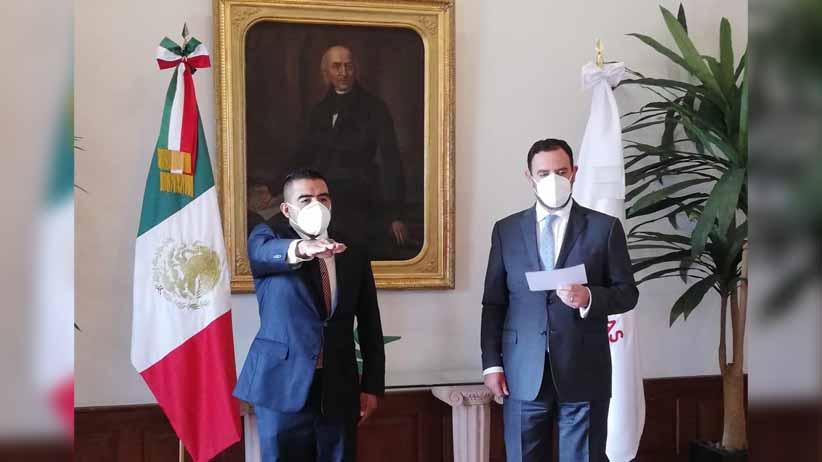 Toma protesta Alejandro Tello a nuevo Secretario de Seguridad Pública