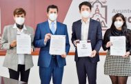 Fortalece Julio César Chávez alianza con Cámara de Comercio Jiangsu-México