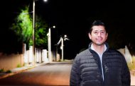 Entrega Julio César Chávez nuevo alumbrado público en la comunidad de San Ignacio 