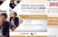 Invitan a la Feria Nacional del Empleo 2020; habrá más de 600 vacantes