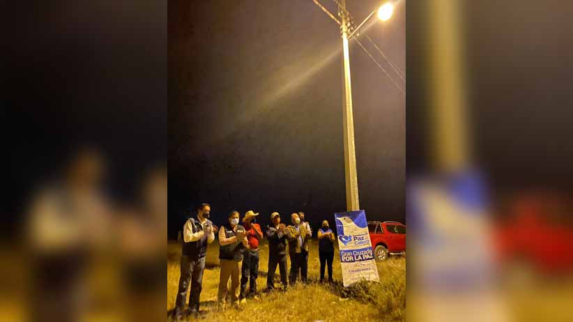 Entrega gobierno de Zacatecas electrificación de colonia vulnerable en Calera