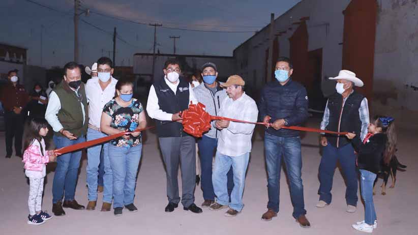 Saúl Monreal inaugura la ampliación de red de drenaje en la comunidad de Santa Rosa