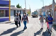 Supervisa Julio César Chávez reencarpetamiento en Colonia Escritores  