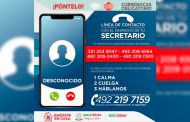 Alerta SSP sobre números telefónicos utilizados para extorsionar