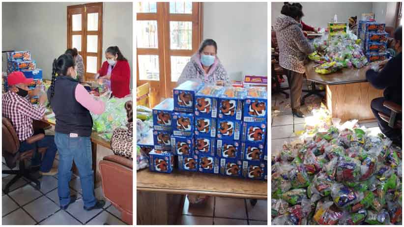 Alistan presentes y apoyos para niños y adultos mayores de Melchor Ocampo