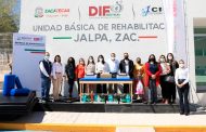 Reciben equipo para terapias, unidades de rehabilitación de Jalpa, Tabasco, Huanusco y Apozol