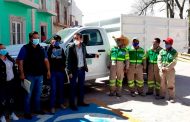 Macías Zúñiga entrega camión recolector para la comunidad de Cedros