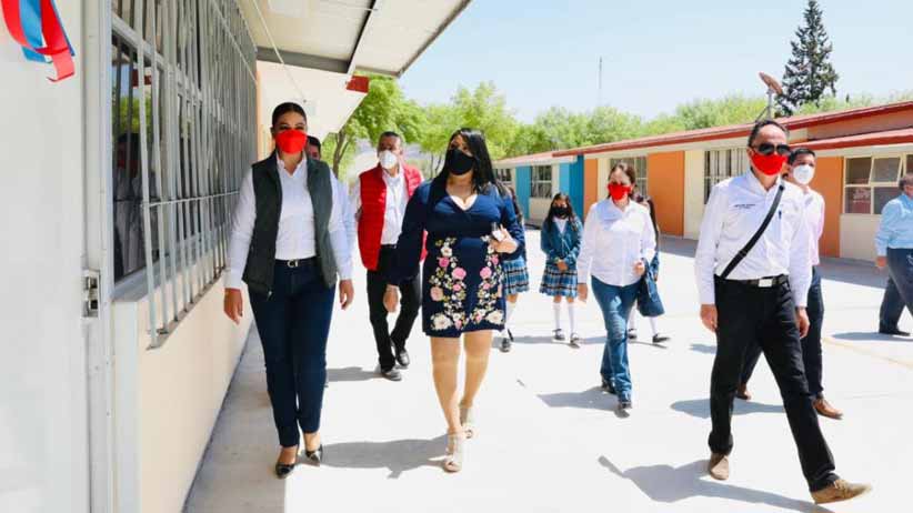 Reconoce director general del IMSS, Zoé Robledo, labor de la delegada de Programas para el Desarrollo, Verónica Díaz Robles, y de los Servidores de la Nación en la Estrategia Nacional de Vacunación contra el Covid-19