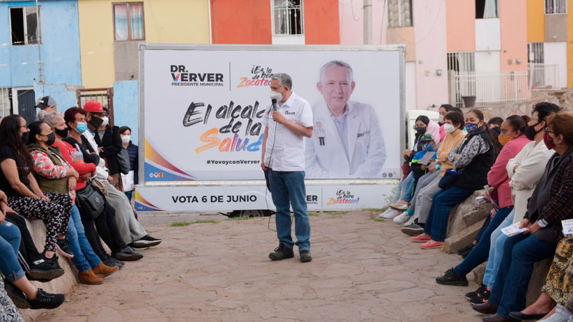 Julio César Chávez pidió con humildad que este 6 de junio el voto sea 4 de 4 por Morena