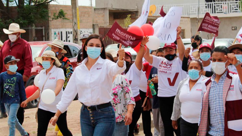 Un orgullo, tener candidatos respetuosos: Claudia Anaya