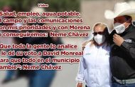 “Salud, empleo, el agua potable, el campo y las comunicaciones son mis prioridades y con Morena lo conseguiremos”: Neme Chávez (Video)