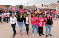 Visita Caty Monreal el Mineral para respaldar a candidatos de Fuerza Por México