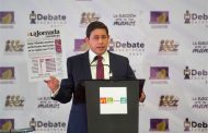 Jorge Miranda destaca en el debate por sus propuestas y respeto a sus adversarios