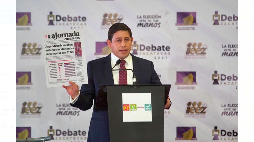 Jorge Miranda destaca en el debate por sus propuestas y respeto a sus adversarios