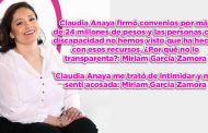 Claudia Anaya me trató de intimidar: Miriam García Zamora