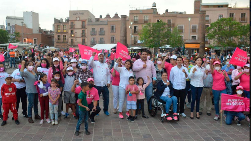 Gran cierre de campaña de Fuerza Por México en la capital Zacatecana