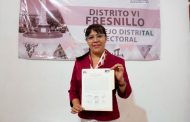 Recibe Maribel Galván constancia de Mayoría como Diputada electa en el Distrito VI