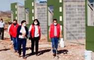 Verifica Gobierno construcción de viviendas en Santa María de la Paz