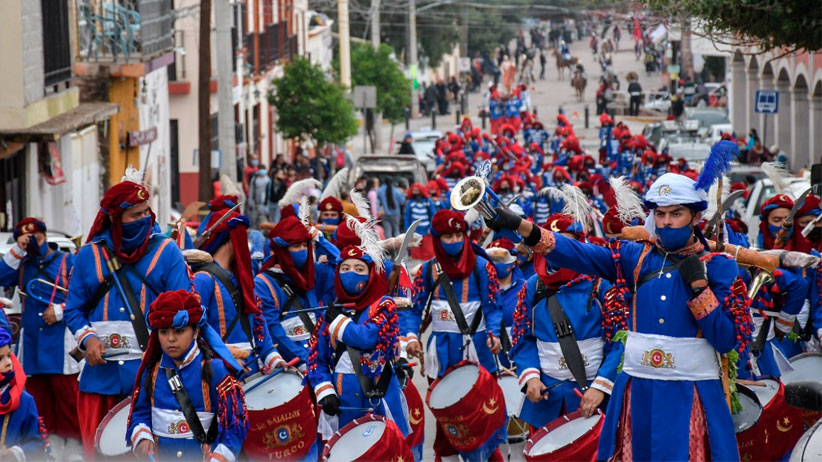 Con tradicional desfile Celebran Morismas de Guadalupe
