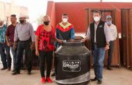 Entrega Gregorio Macías diversos apoyos en la comunidad de El Jazmín