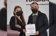 Entrega alcalde de Guadalupe 400 depósitos de agua