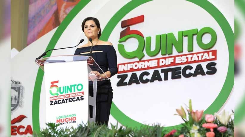 Cristina Rodríguez  de Tello rinde su quinto y último Informe de labores al frente del SEDIF Zacatecas