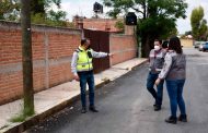 Entrega César González rehabilitación y reencarpetamiento en la Colonia División del Norte