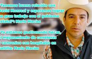 “Tenemos buena relación con David Monreal y esperamos lograr un gran trabajo con el gobierno estatal”: Mario Macías