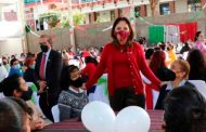 Convoca Sara Hernández de Monreal al equipo SEDIF a preservar el respeto y amor a la patria y a la familia